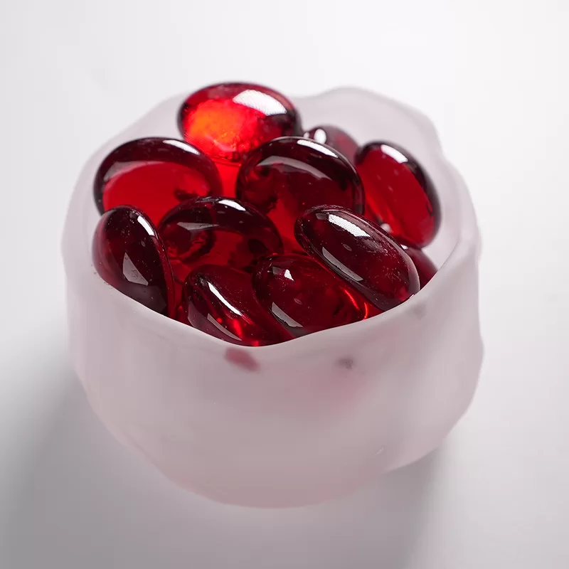 Pietra di anacardi in vetro, perle piatte di vetro utilizzate per la decorazione