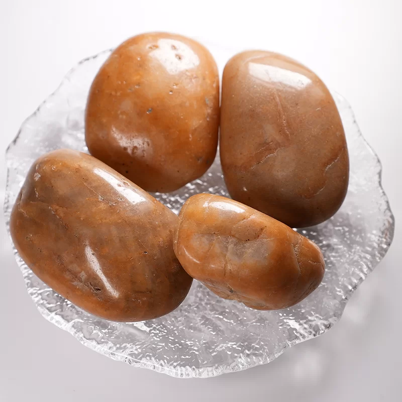 Pietre di ciottoli naturali colorate/bianche/nere/giTuttoe per l’abbellimento del parco