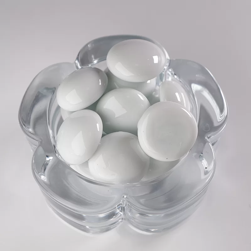 Pietra di anacardi in vetro, perle piatte di vetro utilizzate per la decorazione