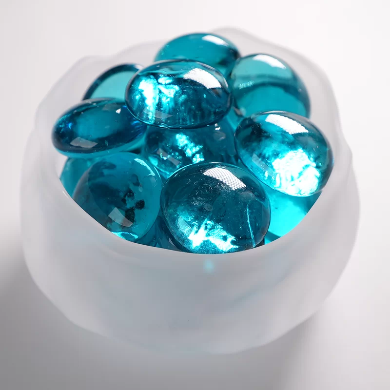 Pietra di anacardi in vetro, perle piatte di vetro utilizzate per la decorazione