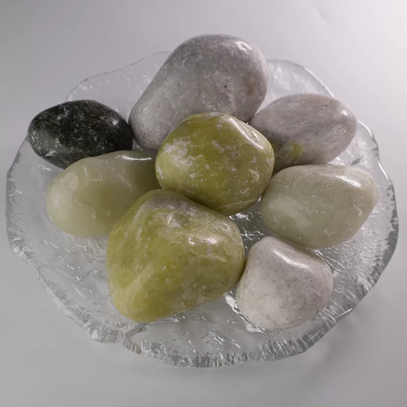 Pietre di ciottoli naturali colorate/bianche/nere/giTuttoe per l’abbellimento del parco